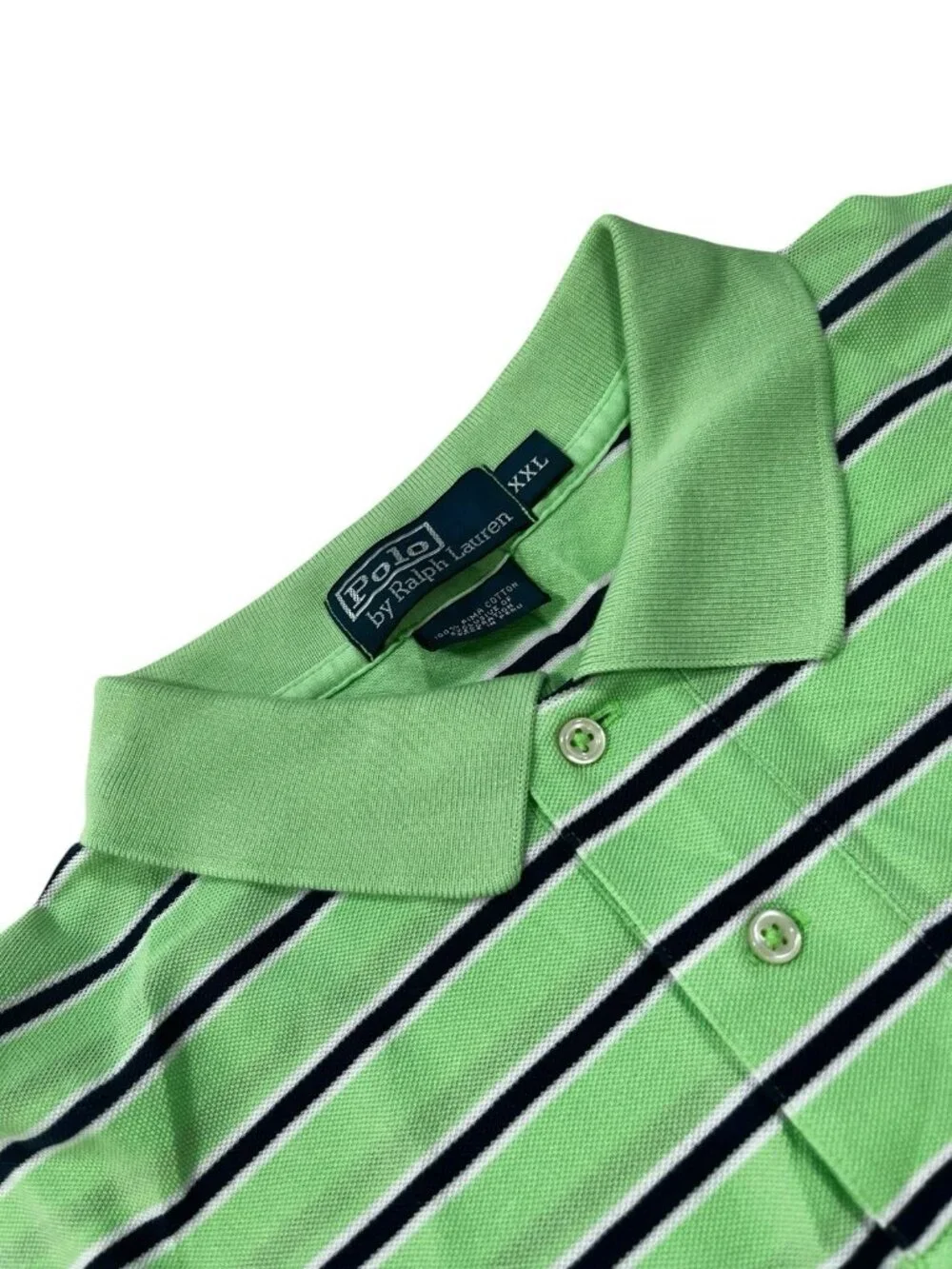 Polo Ralph Lauren Stripe Pony Polo Shirt Men's size XXL